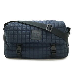 CHANEL Black Logo Shoulder Bag
